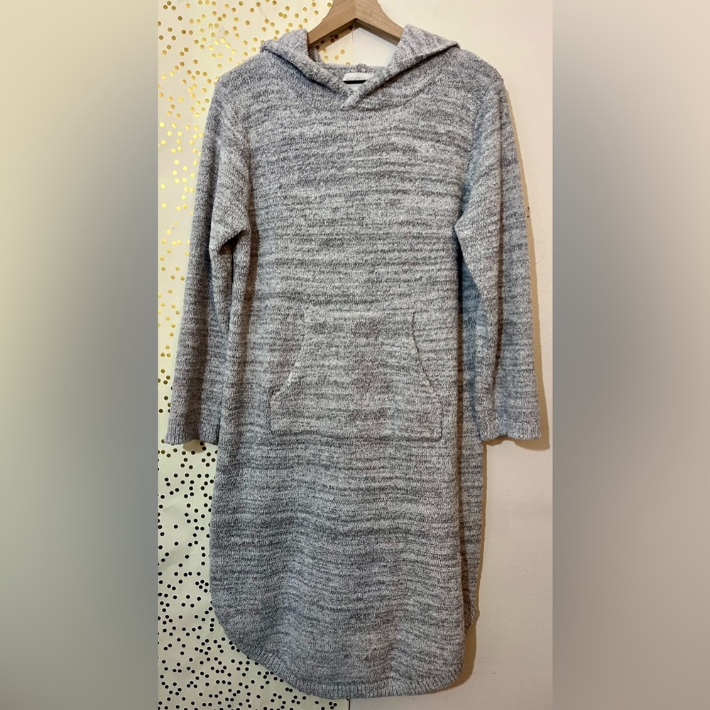 Softies Heather Grey 42" Marshmallow Hooded Lounger size S-M